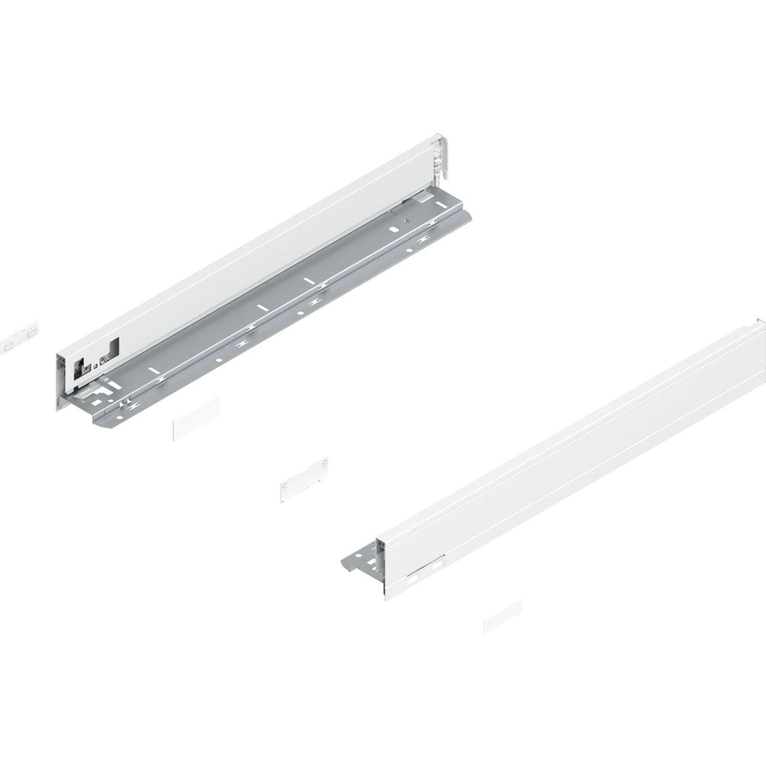 Blum, Schubladenauszüge, LEGRABOX pure SET Höhe N, BLUMOTION S, 40kg, NL 400, Seidenweiss