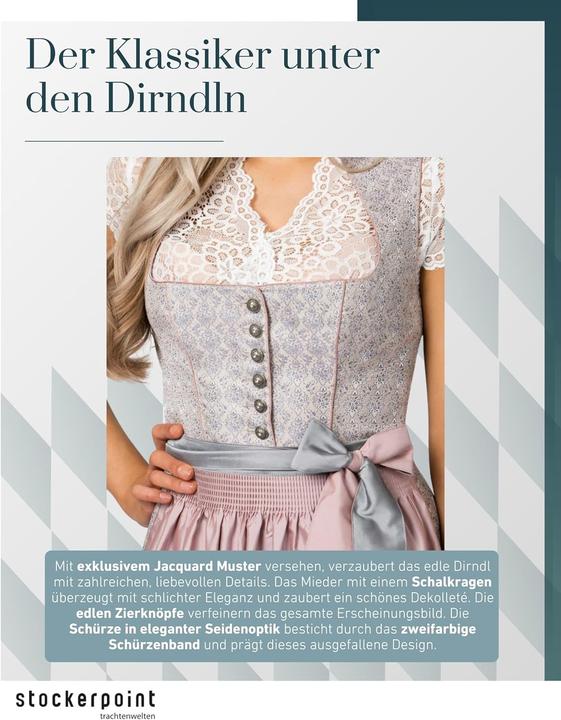 Image du produit Stockerpoint Dirndl Monroe, Oudroze, 46 (46)