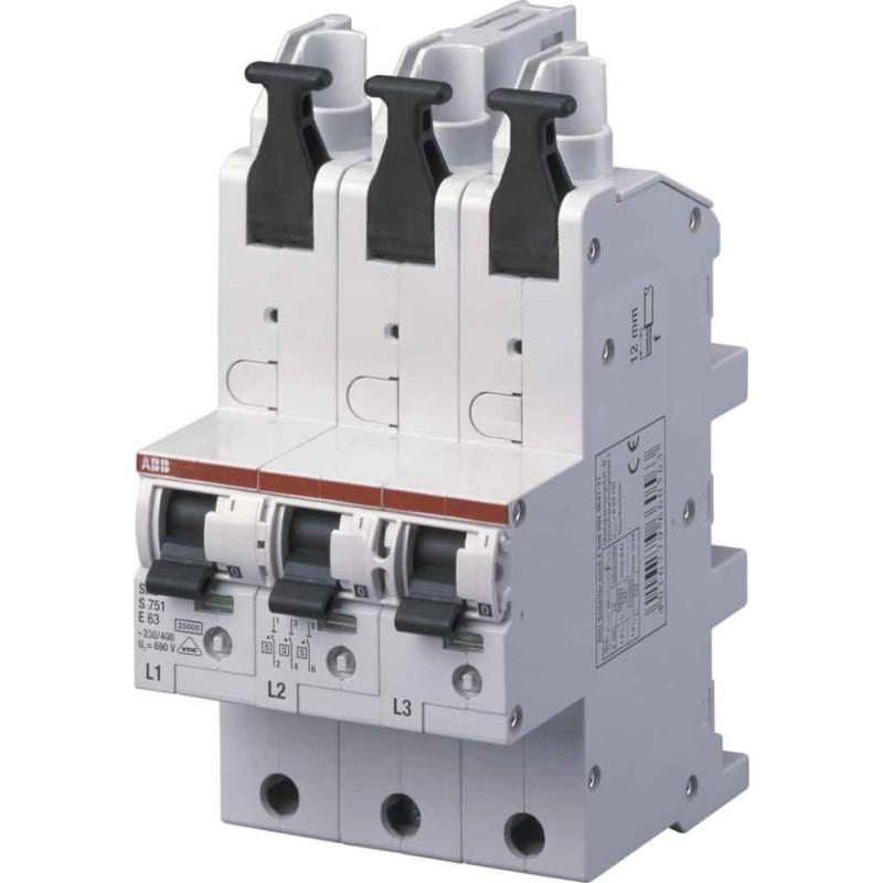ABB, Schutzschalter, HLS S751/3-E20 Hauptsicherungs-Automat