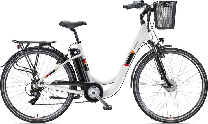 Actual product image Telefunken Multitalent RC822, City E-Bike, Motor power 250 W, Wheel size 28 ", Warranty 24 month(s), White (48 cm)