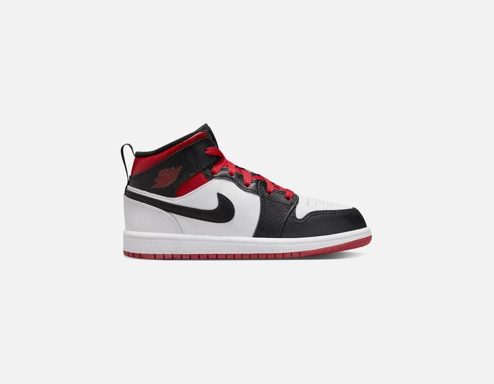 Image du produit Jordan Air 1 Mid - White / Gym Red / Black (33.5)