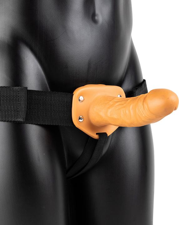 Image du produit RealRock Vibrating Hollow Strap-on No Balls - 6" / 15,5 cm