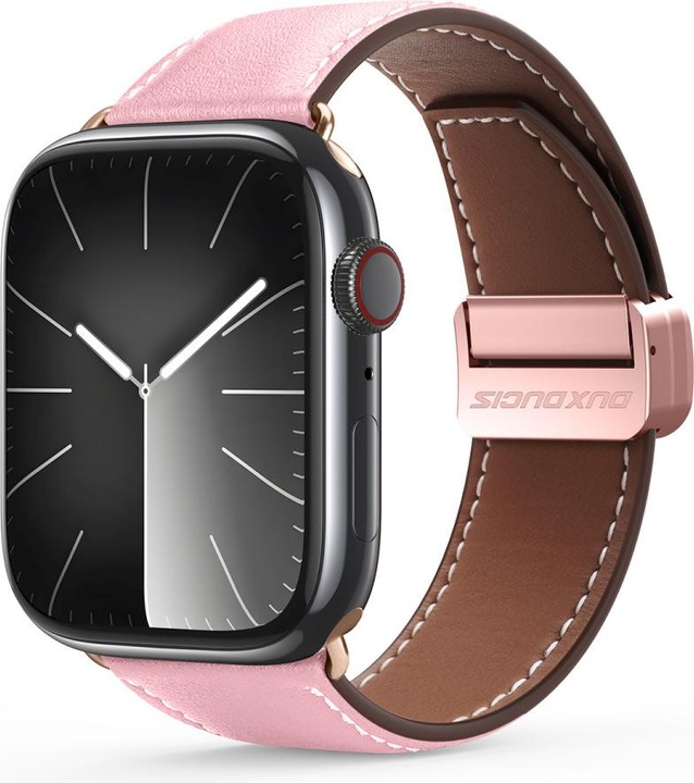 Actual product image Dux Ducis YA Strap (42 mm, 44 mm, 45 mm, 49 mm, Calfskin, Apple Watch Series 1, Apple Watch Series 2, Apple Watch Series 3, Apple Watch Series 4, Apple Watch Series 5, Apple Watch Series 6, Apple Watch Series 7, Apple Watch Series 8, Apple Watch Series 9, Apple Watch SE, Apple Watch Ultra, Apple Watch Ultra 2)