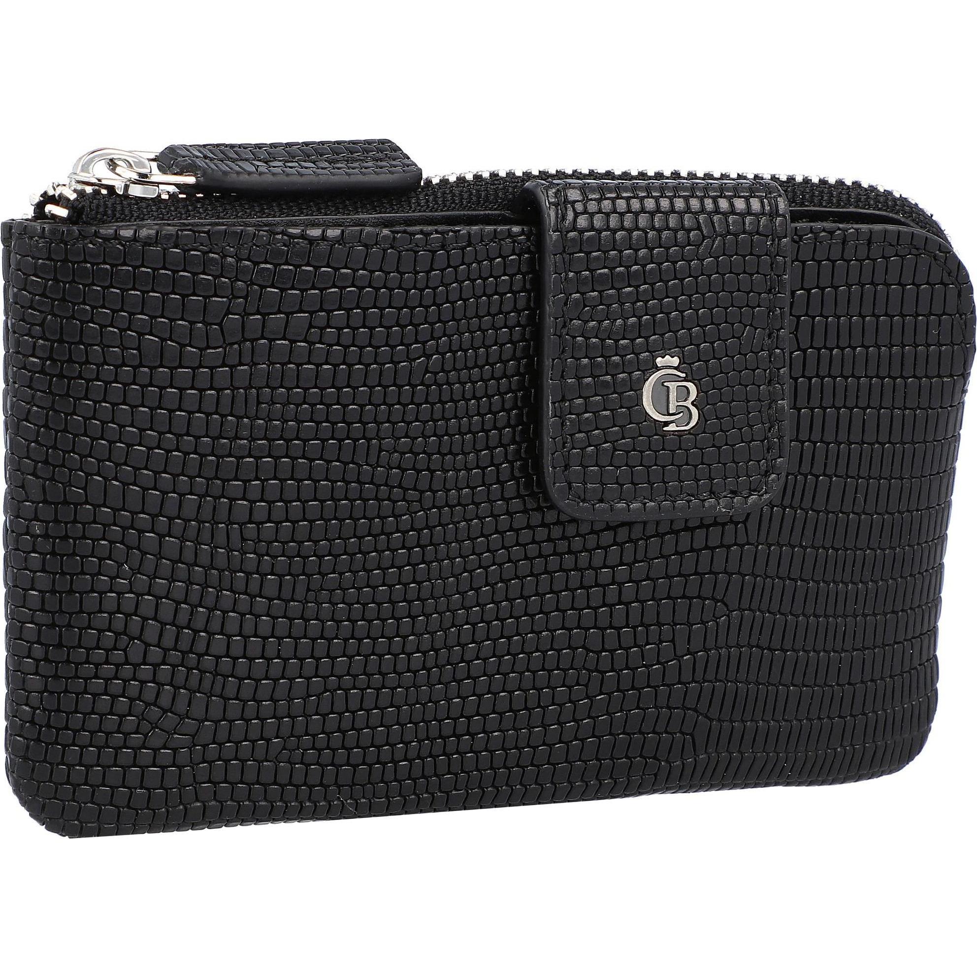 Castelijn & Beerens, Portemonnaie, Donna Schlüsseletui RFID Leder 12 cm, Schwarz