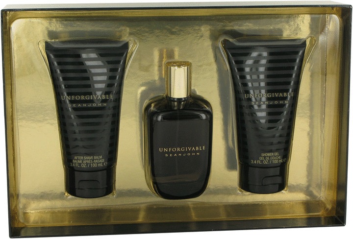 Actual product image Sean John Unforgivable by Gift Set -- 4.2 oz Eau de Toilette Spray + 3.4 oz Shower Gel + 3.4 oz A... (Fragrance set)