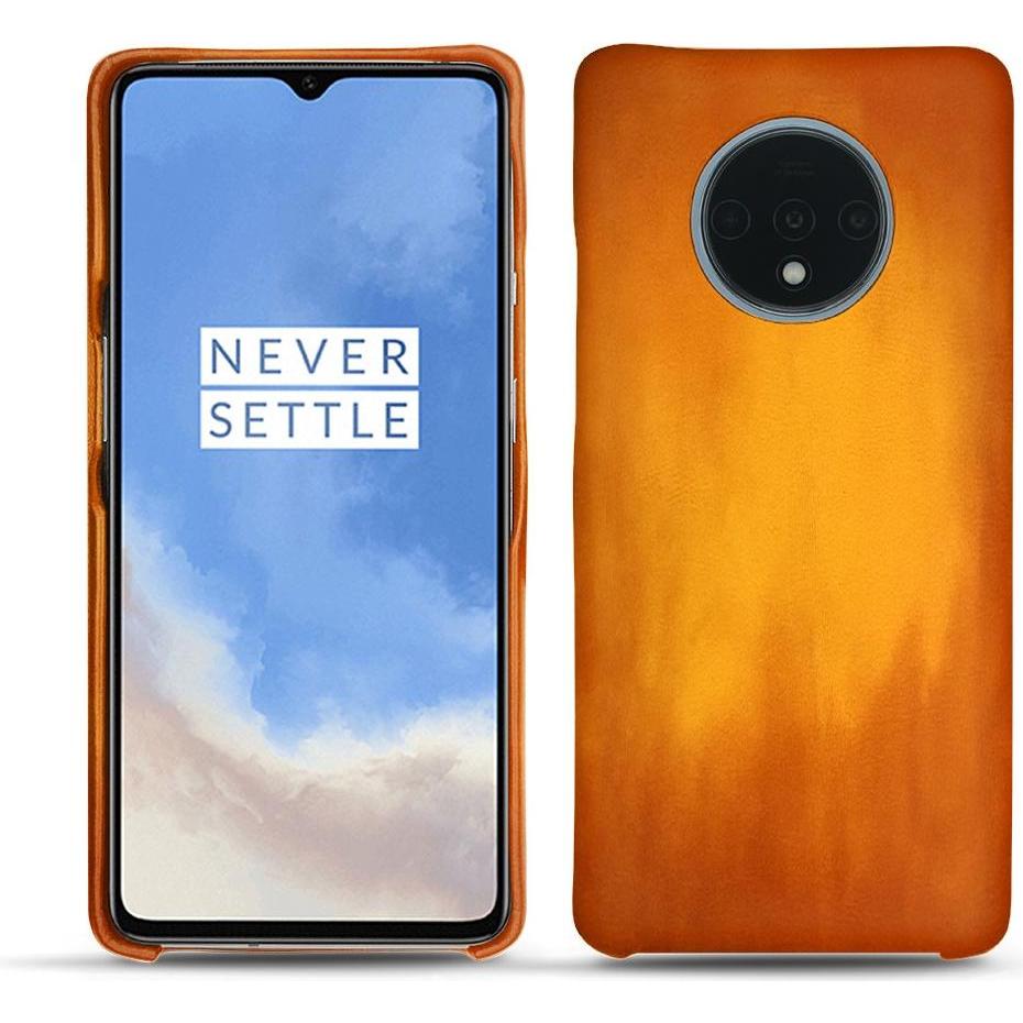 Thumbnail - Noreve Lederschutzhülle (OnePlus 7T), Smartphone Hülle, Orange