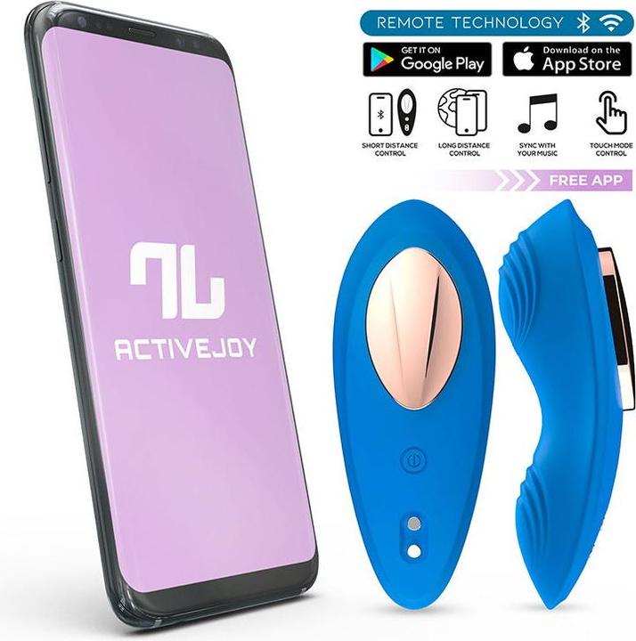 Produktbild IntoYou Panty-Vibrator mit App. - Blau