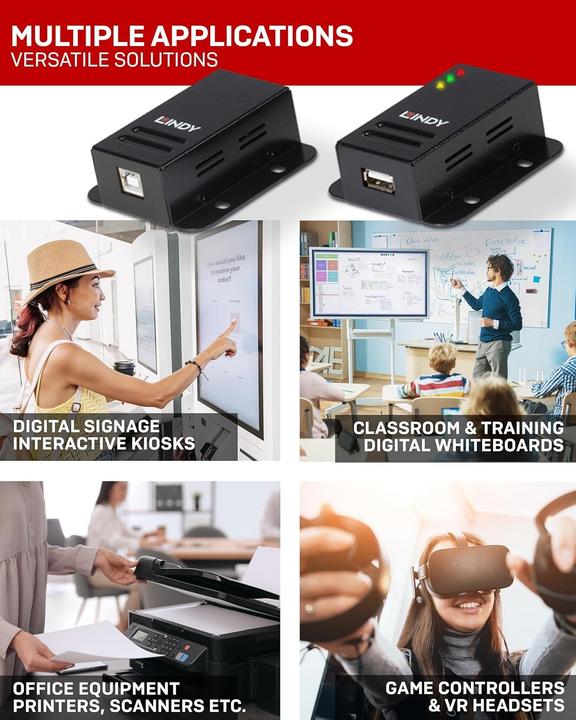 Image du produit Lindy USB 2.0 à (USB-A, 4 ports)