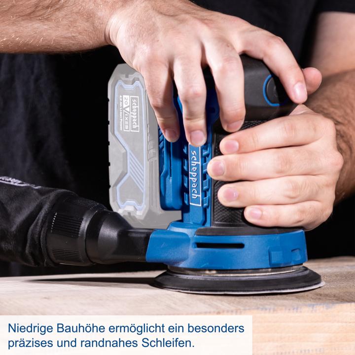 Actual product image Scheppach C-OBS125-X cordless random orbit sander (DIY) (Eccentric grinder)
