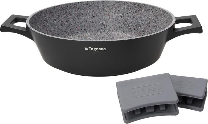 Tognana Ambizosa pan with 2 handles 32 cm aluminum black AUCEPan 2 HANDS CM 32 AMBICIOS AMBICIOS (Frying pan, Cast aluminium)