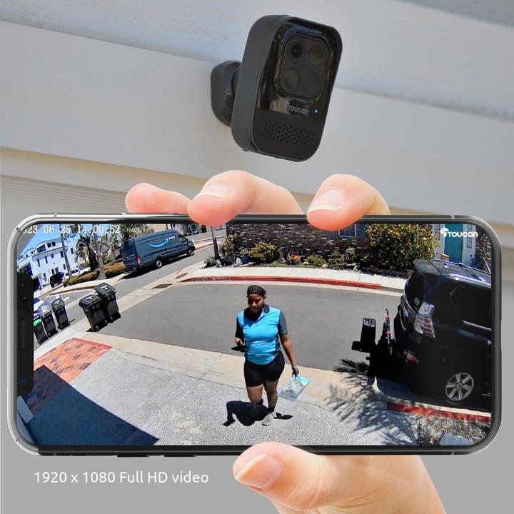 Actual product image Toucan Wireless Security Camera PRO with Radar Motion Detection (1920 x 1080 Pixels)