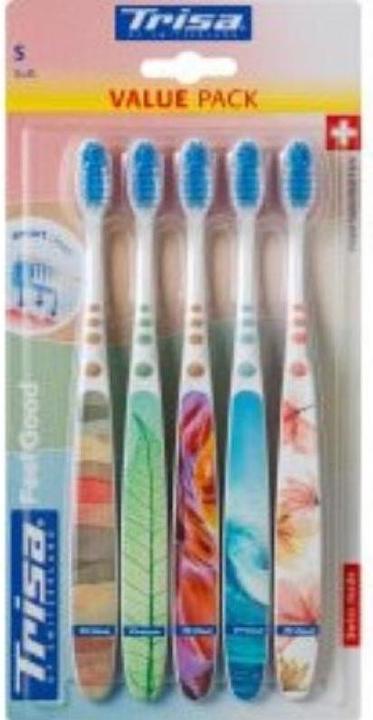 Trisa Feelgood Zahnbürste soft 5 Stk (Weich, 5 x)