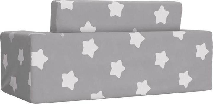 Immagine prodotto vidaXL Divano letto per bambini Grigio chiaro Morbido peluche