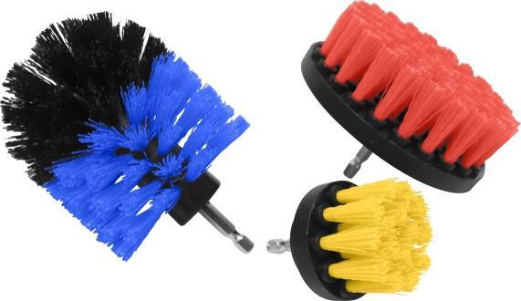Image du produit Work>it Work It by Millarco® power brush/børster til boremaskine 3 pcs.