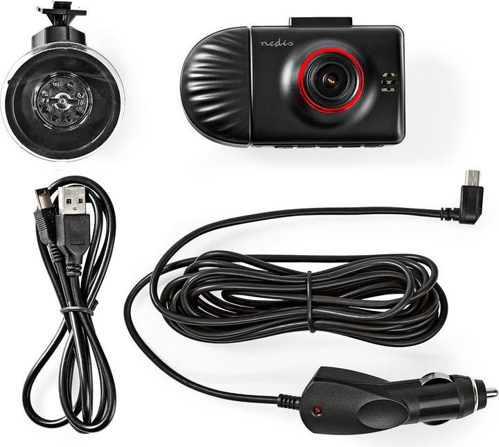 Produktbild Nedis Cityline Rome, Dual Dashcam 1440p, 2.3" (Eingebaute Anzeige, Eingebautes Display, Bluetooth, Nachtsicht, GPS-Empfänger, Beschleunigungssensor, Eingebautes Mikrofon, HD)