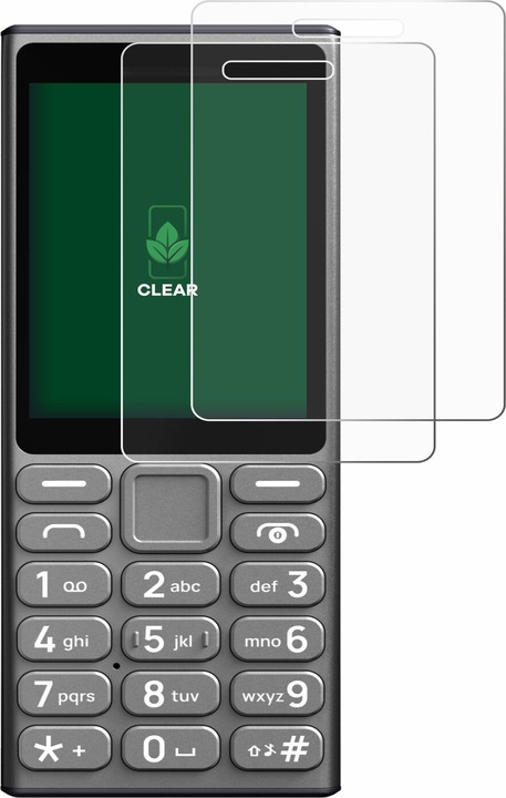 Produktbild ScreenLeaf Schutzfolie nachhaltiger Displayschutz Display Schutz Folie Klar Transparent (2 Stück, Nokia 110 4G (2023))