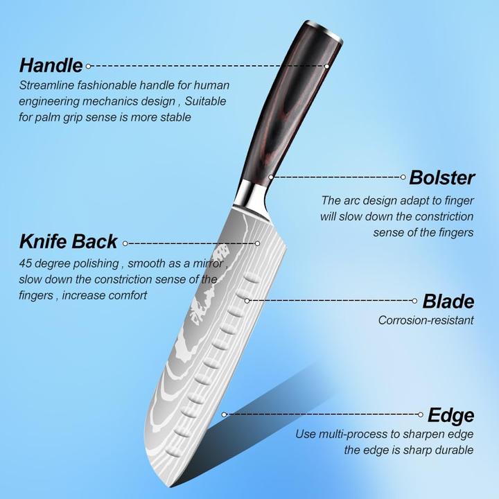 Produktbild Dfito D8 8-teiliges Küchenmesser-Set