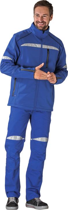 Produktbild Planam Softshelljacke DuraWork kornblau/schwarz L (L)