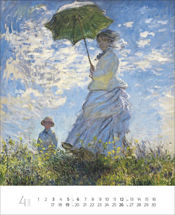 Produktbild Claude Monet 2026 (36 x 44 cm)