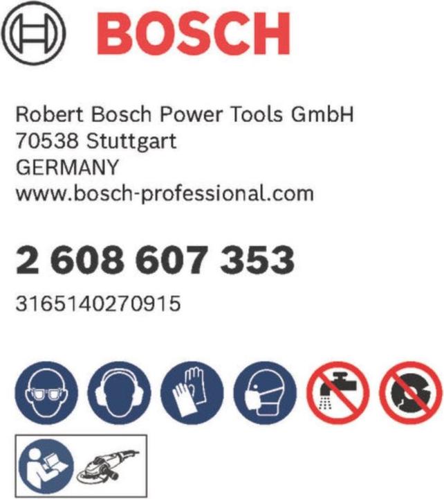 Produktbild Bosch Professional Zubehör Fächerschleifscheibe X551 Expert for Metal, gerade, 125 mm, 40 (40)