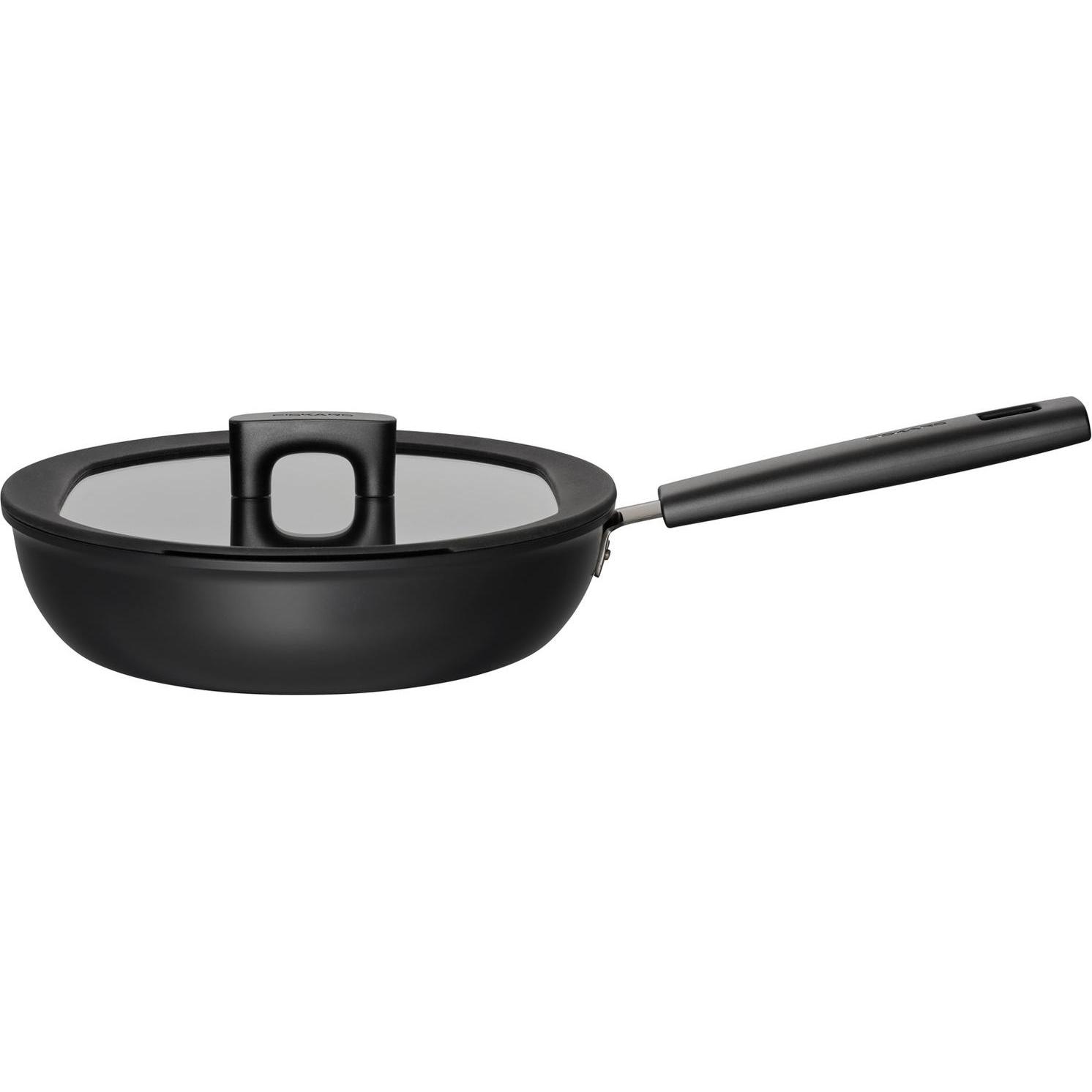 Fiskars HF keptuvė- troškintuvas, 26 cm/2,8L #, Pfanne + Kochtopf, Schwarz