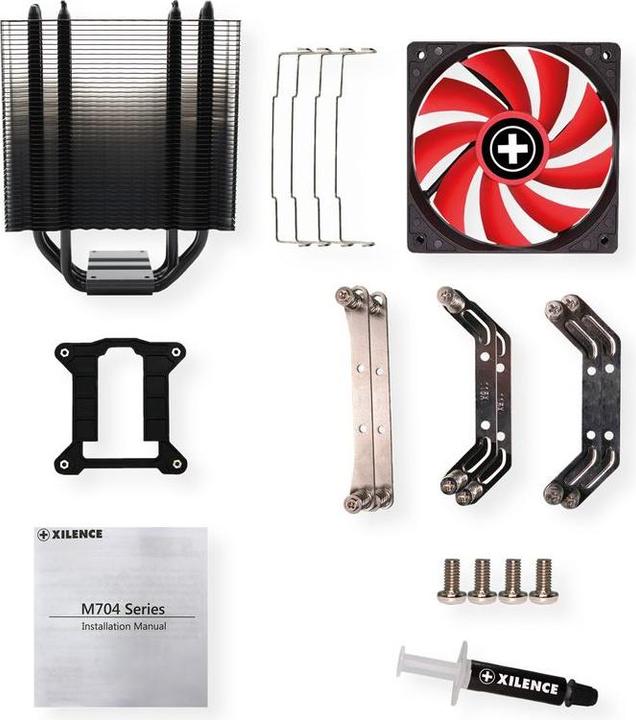 Produktbild Xilence M704, 700-1600 U/min, 70 CFM, 18-32.5 dB, PWM, 122. (160 mm)