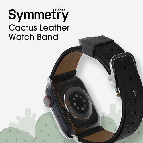 Actual product image OtterBox Symmetry Cactus Leather Watch Band for Apple Watch 9/8/7 41mm (41 mm, 38 mm, 40 mm, Vegan Leather)