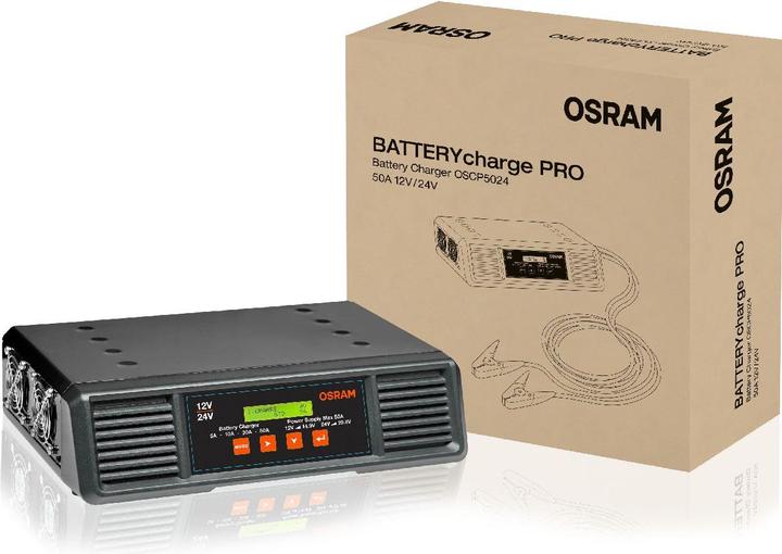 Actual product image Osram Battery charger 50A (12V, 24V, 50 A)
