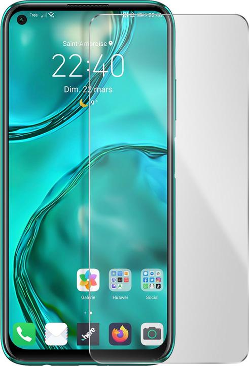 Actual product image Avizar Crystal clear film, glass screen protector (1 Piece, Huawei P40 Lite)