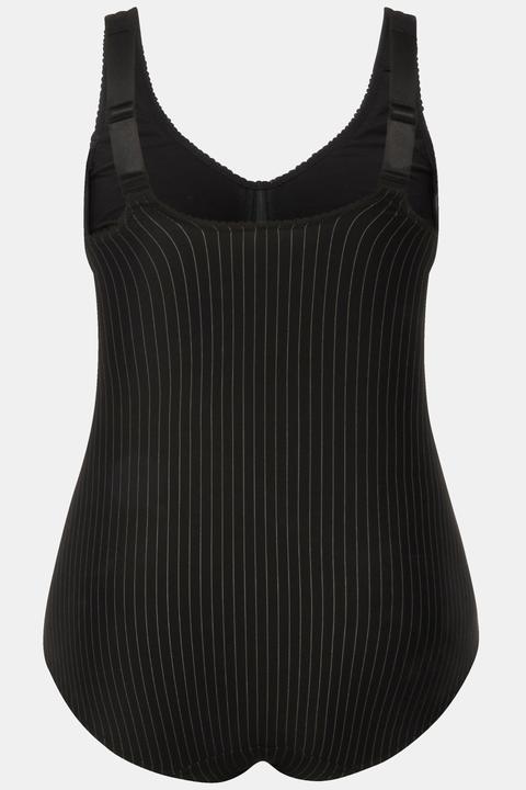 Actual product image Ulla Popken Pinstripe Shaping Bodysuit (85 D)