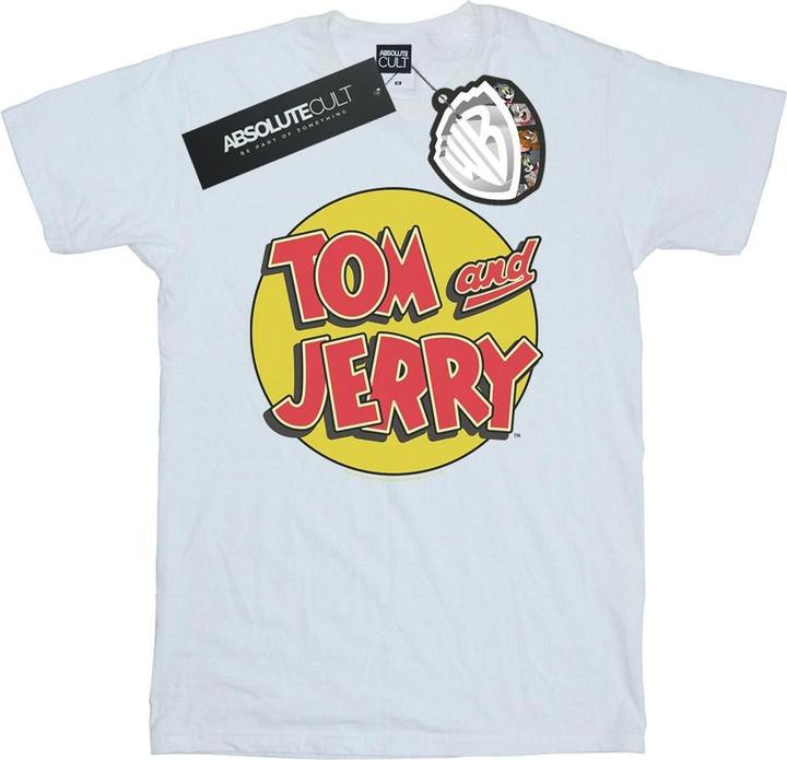 Actual product image Tom & Jerry Mens Circle Logo T-Shirt (L)
