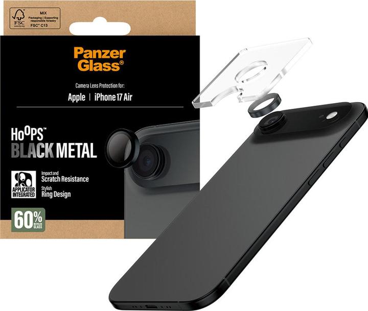 Actual product image PanzerGlass Hoops Camera Lens Protector (1 Piece, Apple iPhone Air)