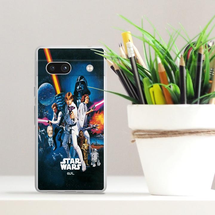Actual product image DeinDesign Silikon Hülle für Google Pixel 7a Handyhülle Case Smartphone Schutzhülle Star Wars Episode IV (Google Pixel 7a)