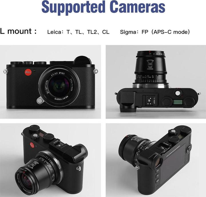 Produktbild TTArtisan Festbrennweite 17 mm F/1.4 (L-Mount, APS-C / DX)