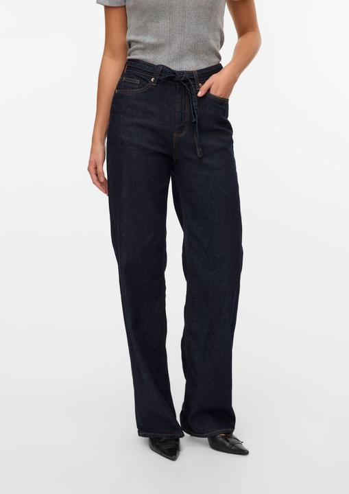 Actual product image Vero Moda VMTESSA Hohe Taille Weiter Beinschnitt Jeans Weit geschnitten (W26/L30)