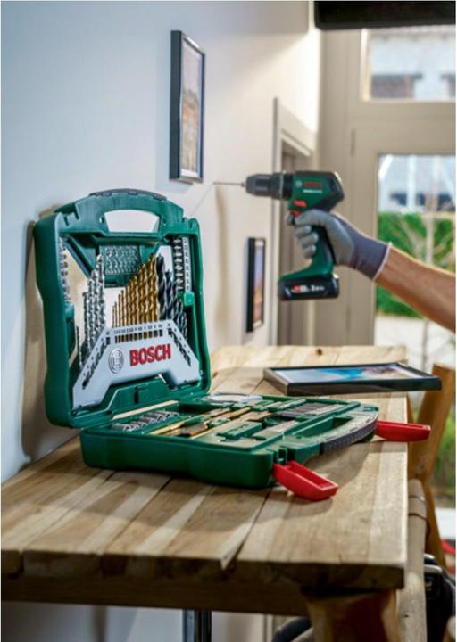 Produktbild Bosch Zubehör X-Line-Titanium Bohrer- und Schrauber-Set, 70-teilig (1.5 mm, 10 mm, 2 mm, 2.5 mm, 3 mm, 3.5 mm, 4 mm, 4.5 mm, 5 mm, 5.5 mm, 6 mm, 6.5 mm, 7 mm, 7.5 mm, 8 mm, 8.5 mm, 9 mm, 9.5 mm)