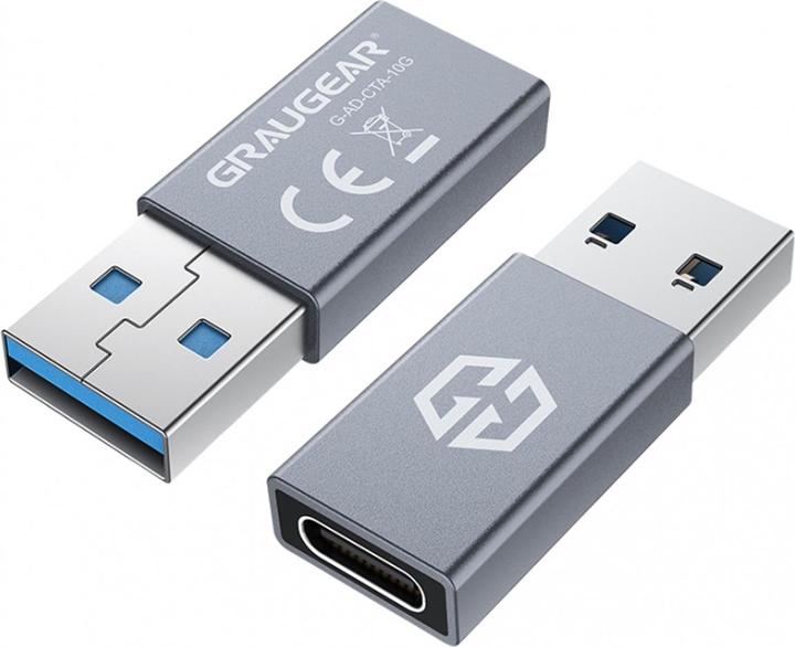 Image du produit Graugear Adaptateur USB 3.2 Type-C vers Type-A (USB 3.2 Gen 2)