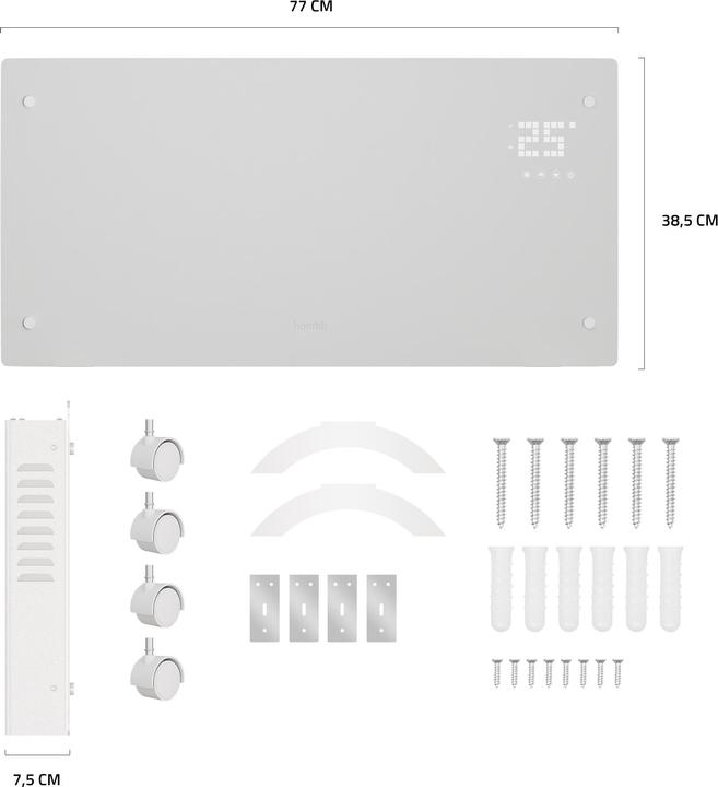 Image du produit Hombli Convection de verre HBCH-0309 (2000 W)