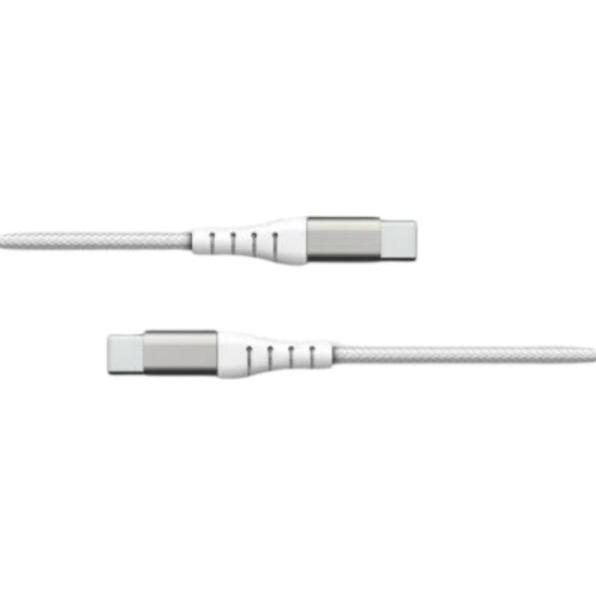 Force Power Verstärktes Kabel USB C / USB C 3A 60W mit 12.000 Biegungen 1,2m (1.20 m, USB 3.2 Gen 1), USB Kabel