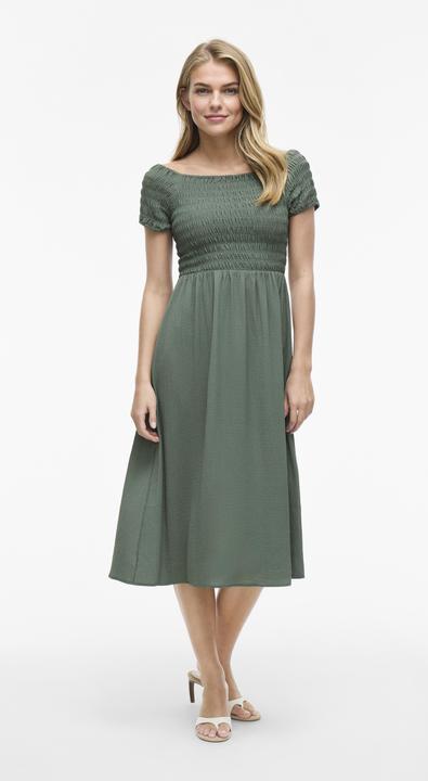 Produktbild Vila VIRITA Midi Gesmoktes Kleid (36)