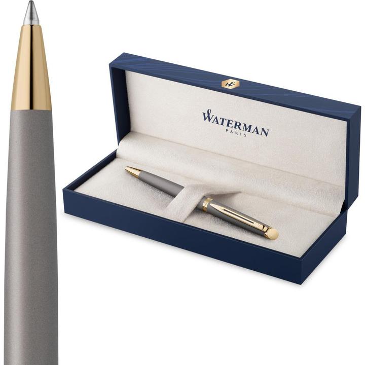 Produktbild Waterman Hémisphère Understated Edition- Kugelschreiber (Gold, Grau, Steingrau, 1x)