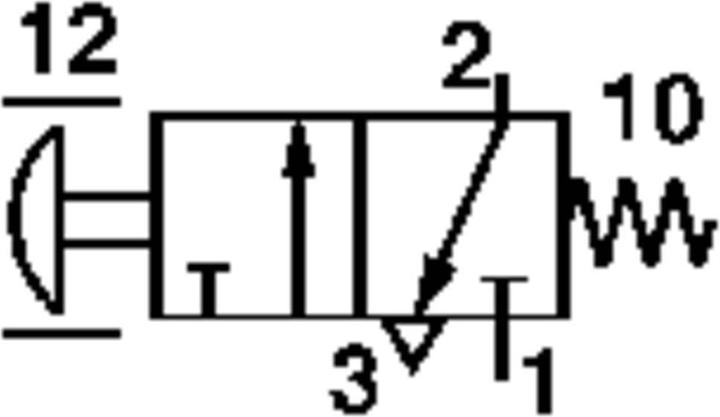 Norgren Vanne pneumatique à commande mécanique SP/M1553B/1/N Matériau du corps Ku
