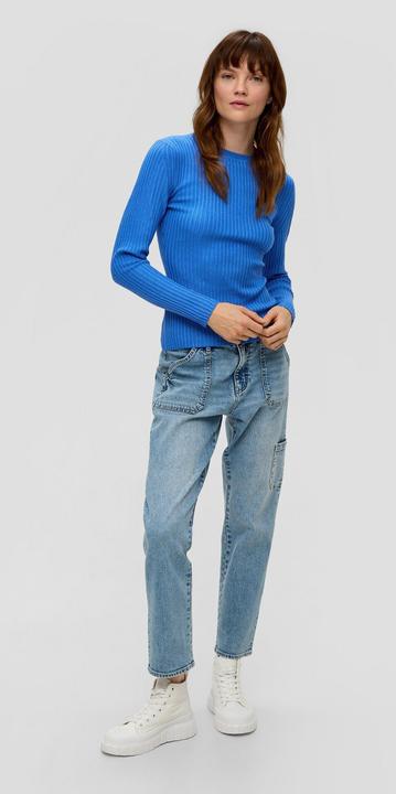 Image du produit S.Oliver Strickpullover Rippstrickpullover aus Viskosemix (46)