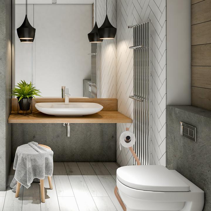 Actual product image Relaxdays WC set