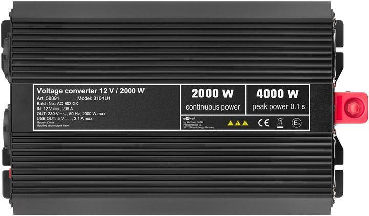 Actual product image Goobay Voltage transformer 12V / 2000 W