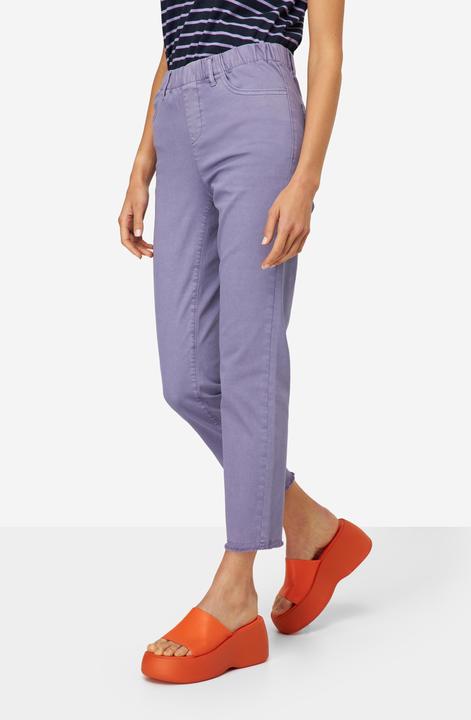 Produktbild Laurasøn 7/8-Slimhose, schmale Passform, 4-Pocket, Fransensaum, mit recyceltem Polyester (42)