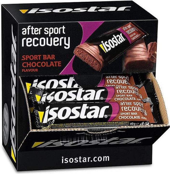 Actual product image Isostar After Sport Reload/Recovery Bar Chocolate (Chocolate, 30 pcs., 1200 g)