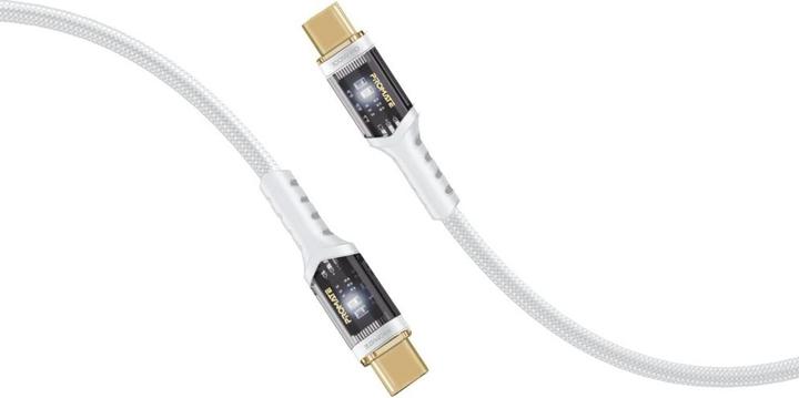 Image du produit ProMate LucidLine-CC120 blanc Câble USB-C (1.20 m, USB 2.0, 100 W)