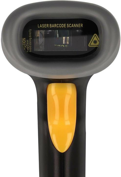 Image du produit Delock Lecteur de codes-barres USB 1D avec câble de connexion et support (Codes à barres 1D)