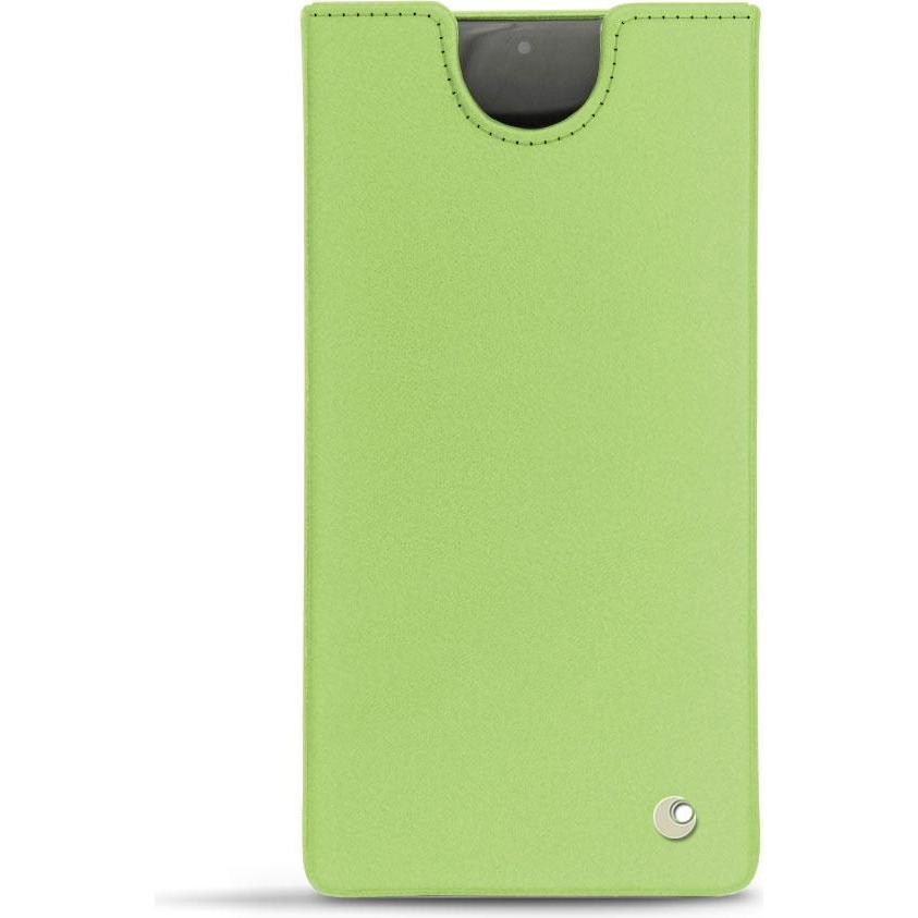 Noreve Lederschutzhülle (Samsung Galaxy Note 10+), Smartphone Hülle, Grün